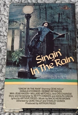 Singin' in the Rain (BETA, 1985) BetaMax Tape Gene Kelly, Debbie Reynolds Rare - Image 1 of 4