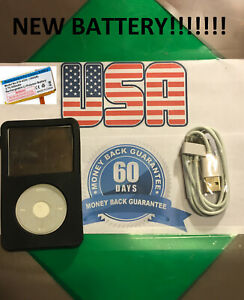 Apple iPod classic 5th Generation Enhanced White (30 Gb) New Battery