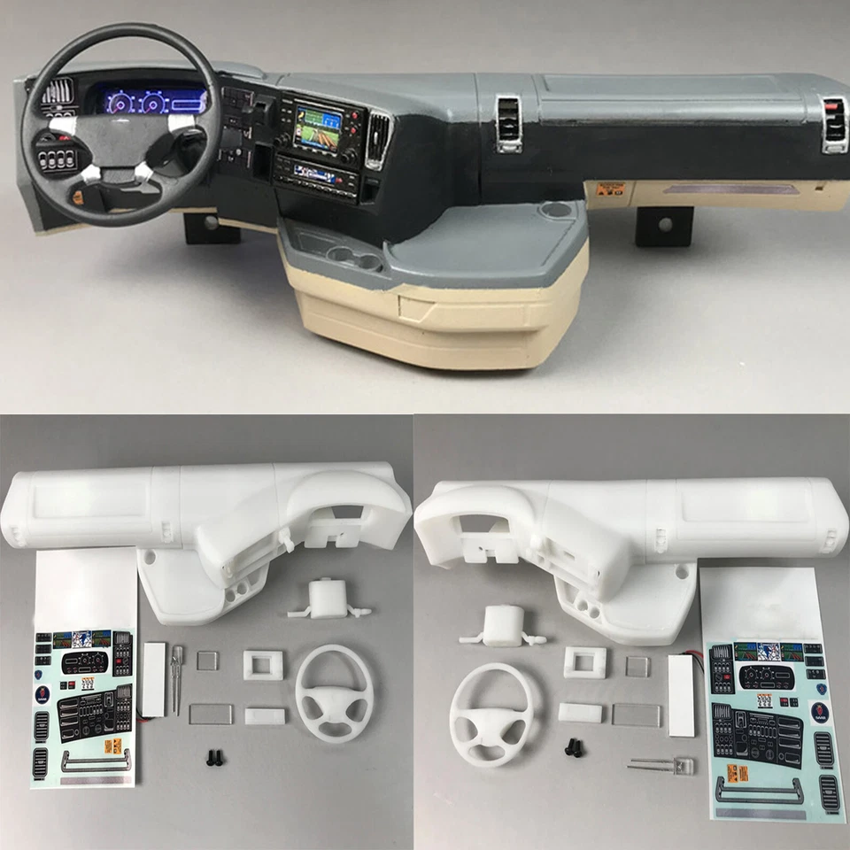 Parte interna de cabina central izquierda/derecha para coche de radiocontrol Tamiya Scania R620 56323 1/14