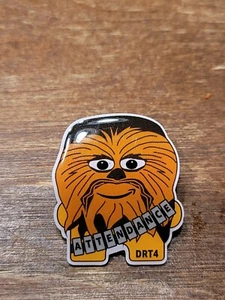 Amazon employee peccy pin DRT4 Attendance Wookie Star Wars Pin - Picture 1 of 1