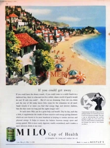 Nestle's 'MILO' Tonic Food Drink Advert #1 - Original 19529 Print - Foto 1 di 1