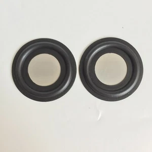 Repuesto 2 Piezas Altavoz 2" Radiador Pasivo Borde Goma Película Aluminio Para Reparación - Imagen 1 de 6
