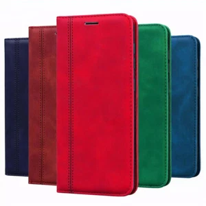 Leather Case For iPhone 8 7 6 6S Plus 16 15 14 13 12 11 Pro X XR XS Max pu Cover - Picture 1 of 15