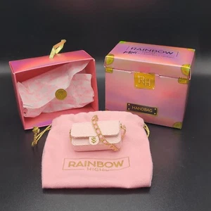 Rainbow High Mini Accessories Studio Handbags Pink Bella Harper Ultra Rare - Imagen 1 de 10