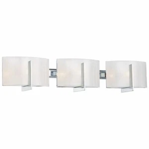 Minka-Lavery 6393-77 Clarte 3 Light 27 inch Chrome Bath Light Wall Light - Picture 1 of 1