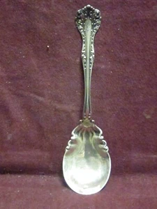 Sterling Alvin FLORENTINE SUGAR SPOON 6 1/8" 27 grams   Monogram Mc? - Picture 1 of 5