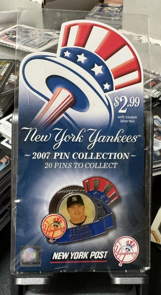 Jason Giambi 2007 New York Yankee Post Pin Collection   - Image 1 of 1
