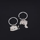 Delicate Stainless Steel Pendant Trend Key Chain Key Ring  Couples