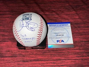 Dave Roberts Signed Official 2020 World Series Baseball LA Dodgers PSA/DNA - Picture 1 of 2