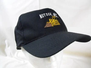 Bulldozer NUTSCH, Inc. Chester Nebraska Black Snapback Cap - Adjustable NICE - Picture 1 of 6