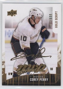 2009-10 Upper Deck MVP Gold Script /100 Corey Perry #289