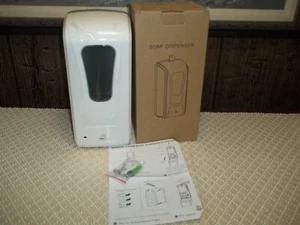 Auto Soap Gel Alcohol Dispenser Touchless Sanitizer Automatic Hands Refill - Picture 1 of 8