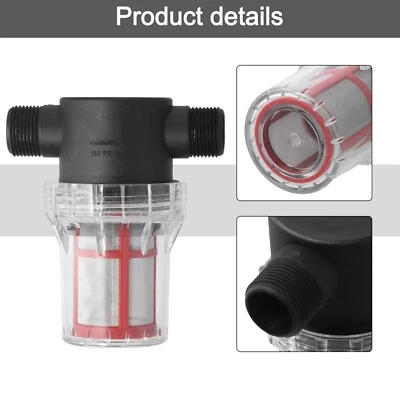 Effizienter 34 Zoll Wasserpumpe Filter 200 Netz Vorfilter 304 Edelstahl - Bild 1 von 4