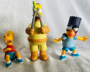 Homer and Bart Simpson Figurines - Picture 1 of 18