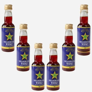 6X Samuel Willards Gold Star Irish Shamrock Whisky 50ml Essence Makes 2.25L - Picture 1 of 4