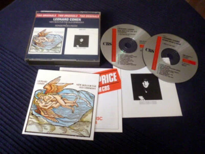 2xCD Leonard Cohen - New Skin For The Old Memory & Songs From A Room FATBOX CBS - Bild 1 von 2