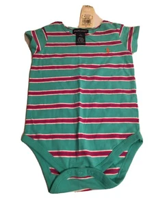 Ralph Lauren One Piece Short Sleeve 1 Piece Size 6-12 Months - New w/Tags - Picture 1 of 4