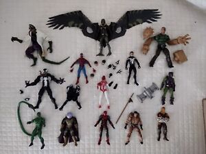 Marvel Legends Spiderman And Villains Collection Loose Lot 13 Figures Incl BAFs