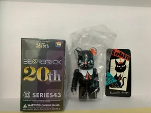 "Gato negro" Medicom Bearbrick Series 43 S43 artista Be@rbrick - Imagen 1 de 2