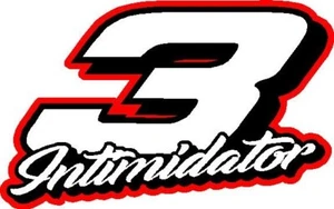 3 Dale Earnhardt Intimidator Nascar racing vinyl decal sticker 5"x 8" - Picture 1 of 1