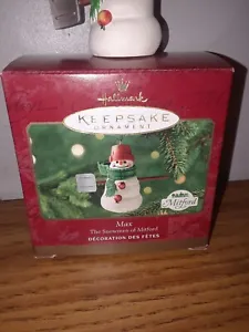 2000 Hallmark Keepsake "Max" The Snowmen of Mitford Christmas Tree Ornament - Picture 1 of 10