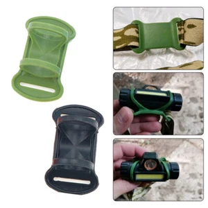 Elastic Flashlight Holder Headband Rubber Strap Wearing Headlamp Bracket Stand - Picture 1 of 13
