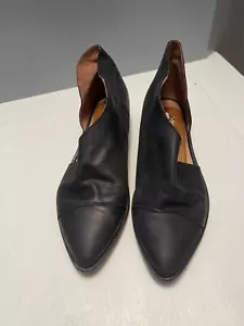 Free People Damen Royale flach | schwarzes Leder | Größe 36,5 Größe 6 US DAMEN - Bild 1 von 8