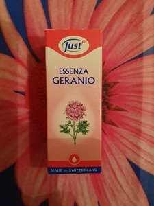 Geranio Olio essenziale essenza Just scad. oltre 2 anni antizanzare aromaterapia - Picture 1 of 1