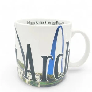 Taza de café St. Louis Gateway Arch Jumbo 3D 2008 Americaware Saint City Soup - Imagen 1 de 24