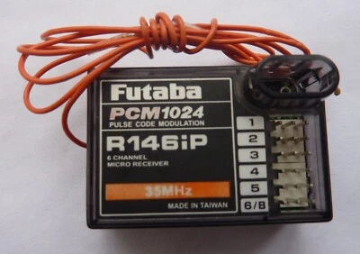 Futaba 6-channel 35mhz FM PCM Rx R146ip (without crystal) -glider/plane/heli etc - Image 1 of 4