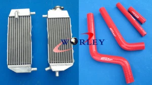aluminum radiator & hose for Yamaha YZ125 YZ 125 2005-2014 2006 2007 2008 09 10  - Picture 1 of 8
