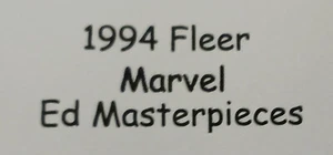 1994 Fleer Ed Marvel Masterpieces Silver Holo 010 máquina de guerra - Imagen 1 de 3