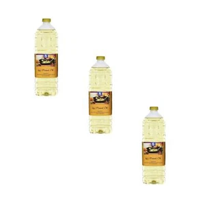 Heuschen & Schrouff Erdnuss ÖL Flasche 1 Liter 3er Pack - Bild 1 von 3