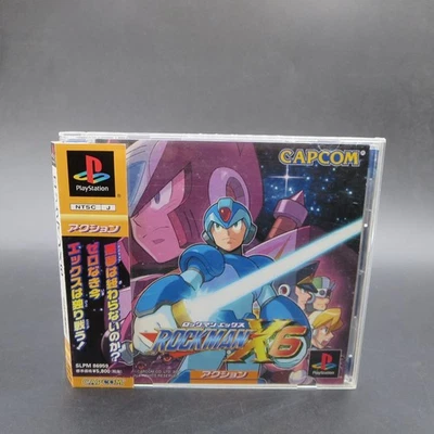 RockMan X6 PS1 with Spine Card and Manual PlayStation 1 Japanese Version - Image 1 of 4