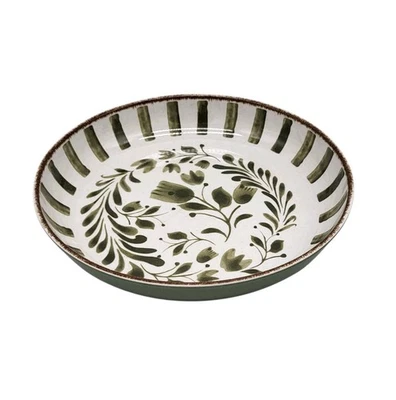 Cuenco de cena de melamina Better Homes & Gardens vides florales verdes 36 oz NUEVO Foto 1 de 4