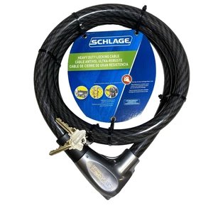 Schlage Kryptonite Verschlusskabel 6 Fuß x 20 mm (3/4") Schwerlast Stahl Schlüsselkabel - Bild 1 von 11