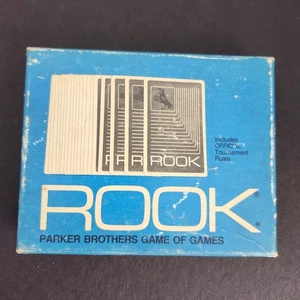 Parker Brothers Vintage Rook Card Game 1972 Blue Box Edition Instruction Book - Picture 1 of 7