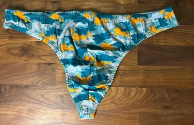 Vtg Joe Boxer Size Extra Large Thong XL New NOS 40-42 CAMO Cotton RARE 40-44” - Image 1 of 4