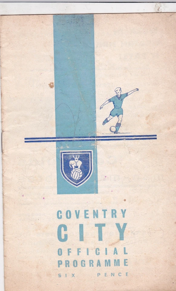 1962 1963  Coventry City  v  WATFORD  SEPT 4 - Image 1 of 1