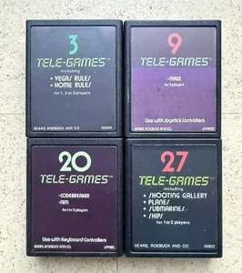 4 Atari 2600 Spiele von Telegames — NTSC getestet - Picture 1 of 2