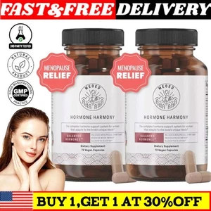 1~3X Cápsulas de Apoyo Hormonal Natural para Mujeres Equilibrio Hormonas y Bienestar - Imagen 1 de 11
