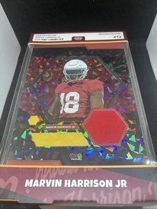 Marvin Harrison Jr Tru Creators Jersey Relic Card Cardinals - Picture 1 of 1