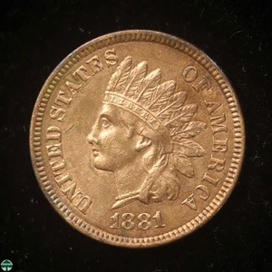 1881 Indian Head Small Cent - Uncirculated Details - Cleaned - Picture 1 of 2