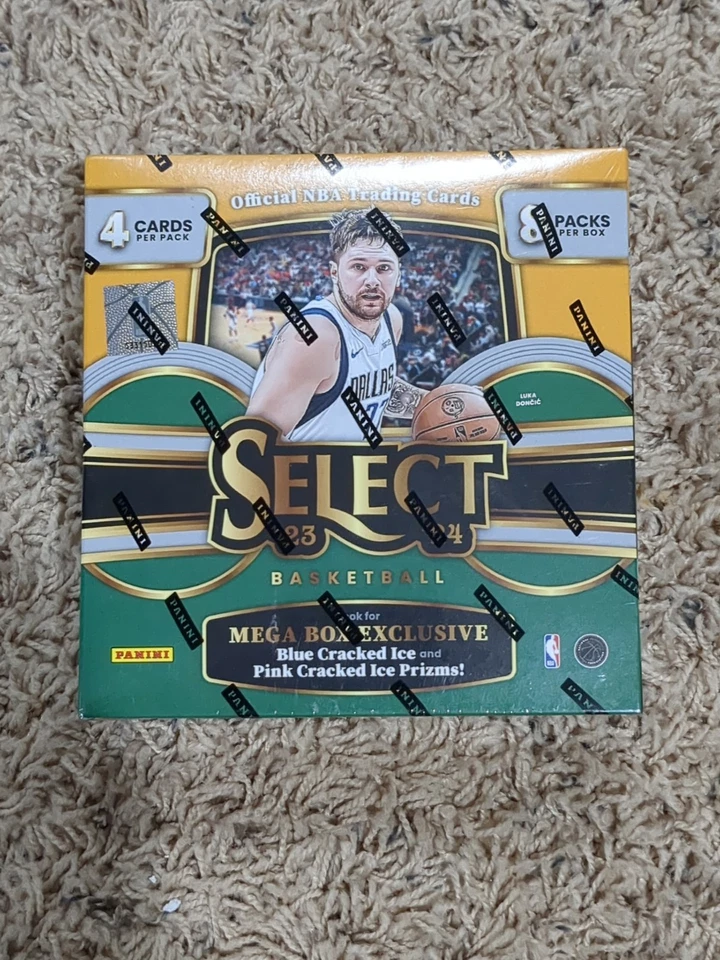 2023/24 Panini Select Basketball Mega Box (Blue Cracked Ice!) Sealed - Image 1 of 1