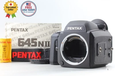 [Excelente COMO NUEVA] Cámara de formato medio Pentax 645NII 645 N II 120 parte posterior de película de JAPÓN Foto 1 de 4