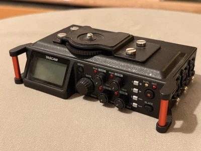 Tascam DR-70D 4-Track Camera Portable Audio Recorder - Black - Image 1 of 4