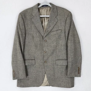 Ralph Lauren Jacket Mens 40R Brown Vintage Chaps Lambswool Sport Coat Blazer - Picture 1 of 20
