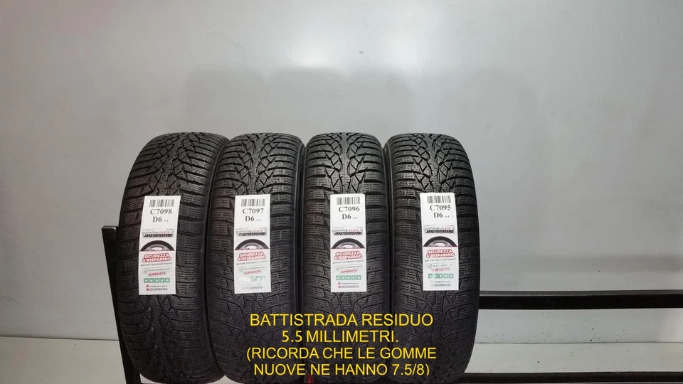 GOMME USATE  TERMICHE 185/65R15 88T NOKIAN WR D4 PNEUMATICI C07098 - Bild 1 von 1