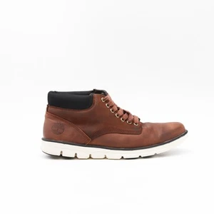 Timberland Mens Ankle Boots Brown Size UK 8 Leather Boots - Picture 1 of 9
