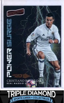 2017 Panini Aficionado Cristiano Ronaldo Power Surge Artist's Proof #49/49 D949 - Image 1 of 2